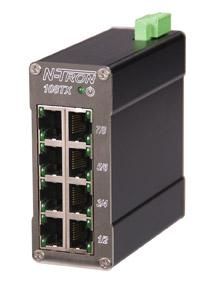 Red Lion 108TX-MDR, Промышленный неуправляемый коммутатор Ethernet