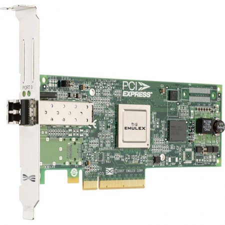 Адаптер главной шины Dell Emulex LPe12000 Fibre Channel 8 Гб/с, 406-10470