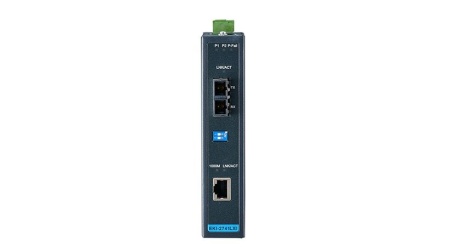 Advantech EKI-2741LXI-SE-A, Wide Temp Copper to Fiber Ethernet Media Converter