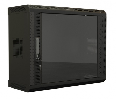 Шкаф настенный Hyperline 19* TWS-1525-GP-RAL9004