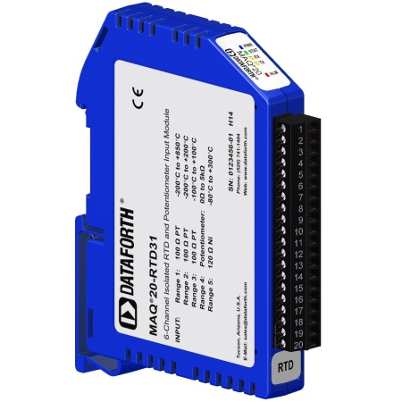 Dataforth MAQ20-RTD31, Модульный сбор данных