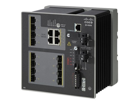 Cisco IE-4000-8S4G-E, Промышленный управляемый коммутатор Ethernet уровня 3