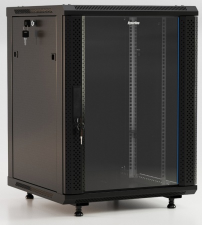 Шкаф настенный Hyperline 19* TWB-FC-2766-GP-RAL9004