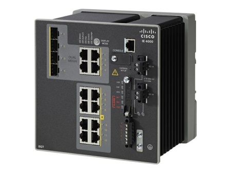 Cisco IE-4000-8GT4G-E, Промышленный управляемый коммутатор Ethernet уровня 3