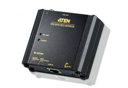 Удлинитель ATEN VGA по кабелю Cat 5 (300м) VE550