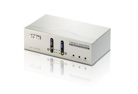 Матричный коммутатор VGA и Аудио 2х2  VS0202