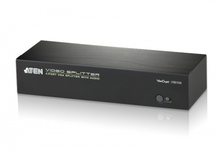 Разветвитель VGA и Аудио 4-портовый (450МГц)  VS0104