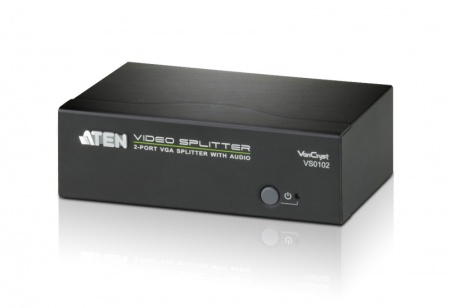 Разветвитель VGA и Аудио 2-портовый (450МГц)  VS0102