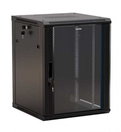 Шкаф настенный Hyperline 19* TWB-1845-GP-RAL9004