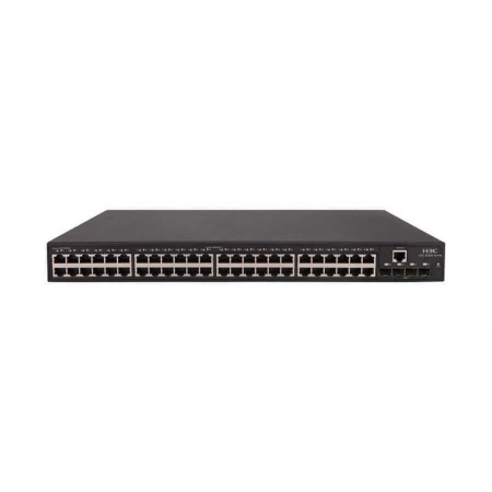 Коммутатор: H3C LS-5130S-52P-PWR-EI-GL Коммутатор Ethernet уровня 2 H3C S5130S-52P-PWR-EI с 48 портами 10/100/1000BASE-T с поддержкой PoE+ (370 Вт от блока питания перем. тока, 740 Вт от блока питания пост. тока) и 4 портами SFP 1000BASE-X