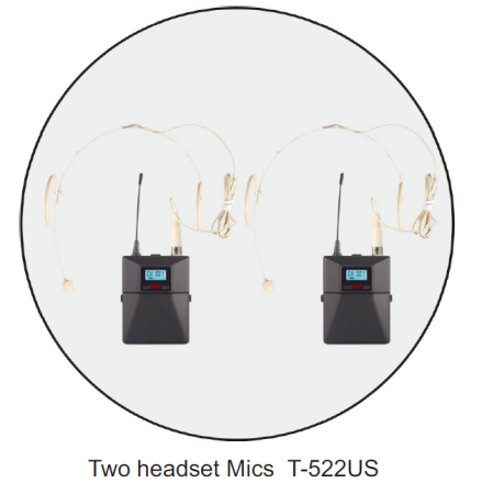 Беспроводной микрофон UHF ITC T-522US