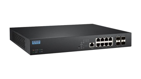 Advantech EKI-7412G-4XP-AE, Промышленный PoE коммунтатор