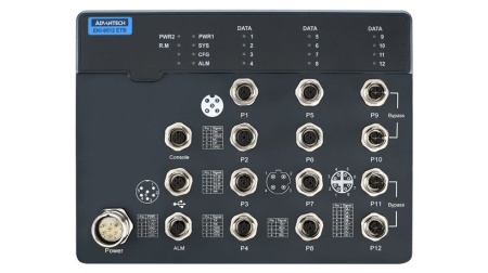 Advantech EKI-9512G-4GETB-A, Industrial Managed Layer 3 Ethernet Switch