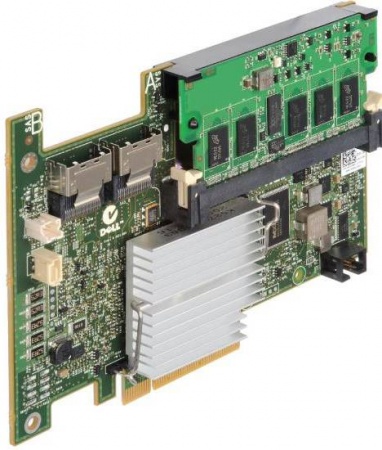 Контроллер SAS RAID Dell PERC 5/i 256Mb BBU LSISAS1068 Int-2хSFF8484 (32-pin) 8xSAS/SATA RAID5 U300 PCI-E8x RR901