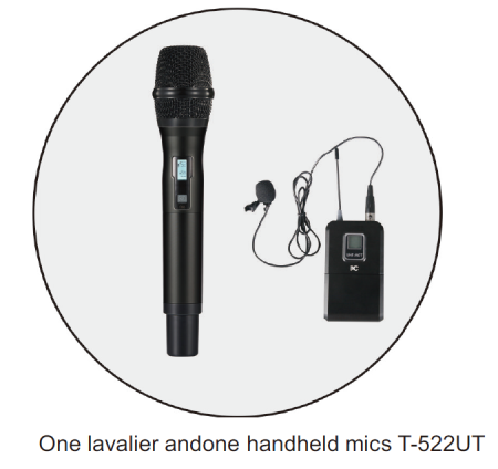 Беспроводной микрофон UHF ITC T-522UT