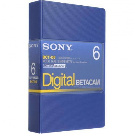 Магнитная лента для хранения данных в формате Digital Betacam Sony BCT-D6