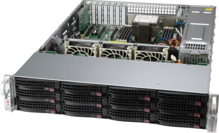 Серверный корпус SuperMicro SuperChassis CSE-826BAC12-R802LPB