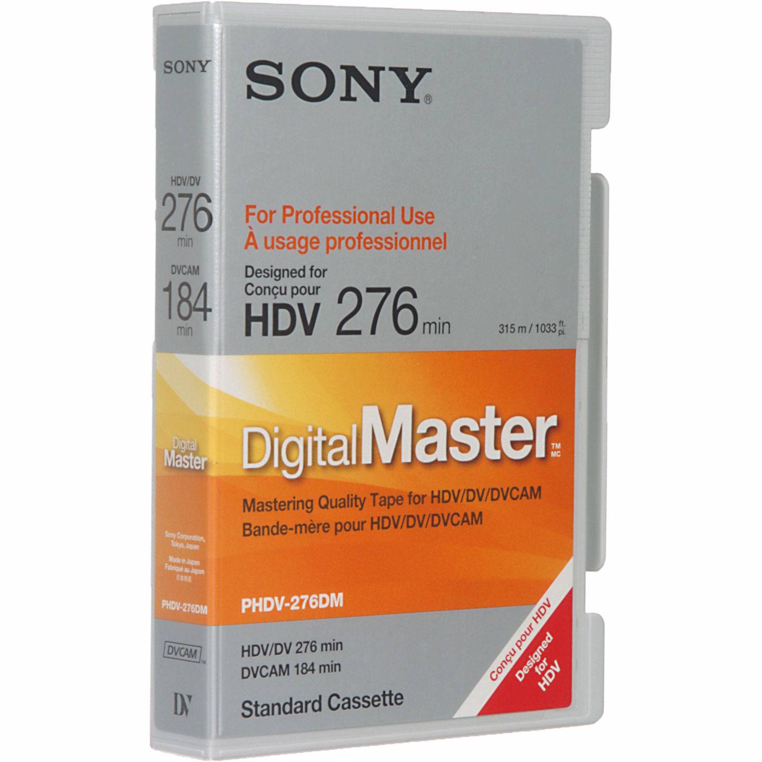Магнитная лента для хранения данных Digital Master Sony PHDV-276DM