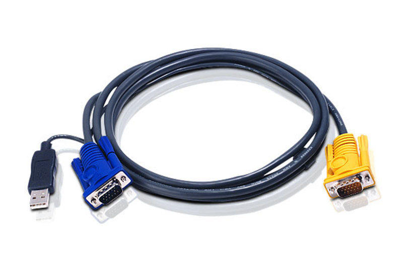Кабель ATEN PS/2-USB, SPHD 2L-5202UP 1,8м