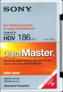 Магнитная лента для хранения данных Digital Master Sony PHDV-186DM