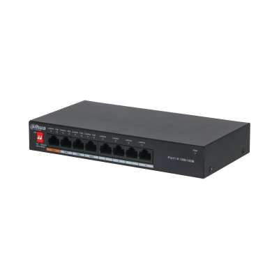 PFS3008-8ET-60 - 8-портовый коммутатор Fast Ethernet PoE с 4 портами PoE