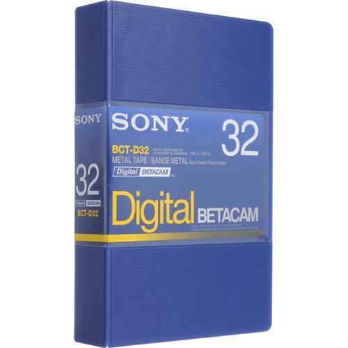 Магнитная лента для хранения данных в формате Digital Betacam Sony BCT-D32